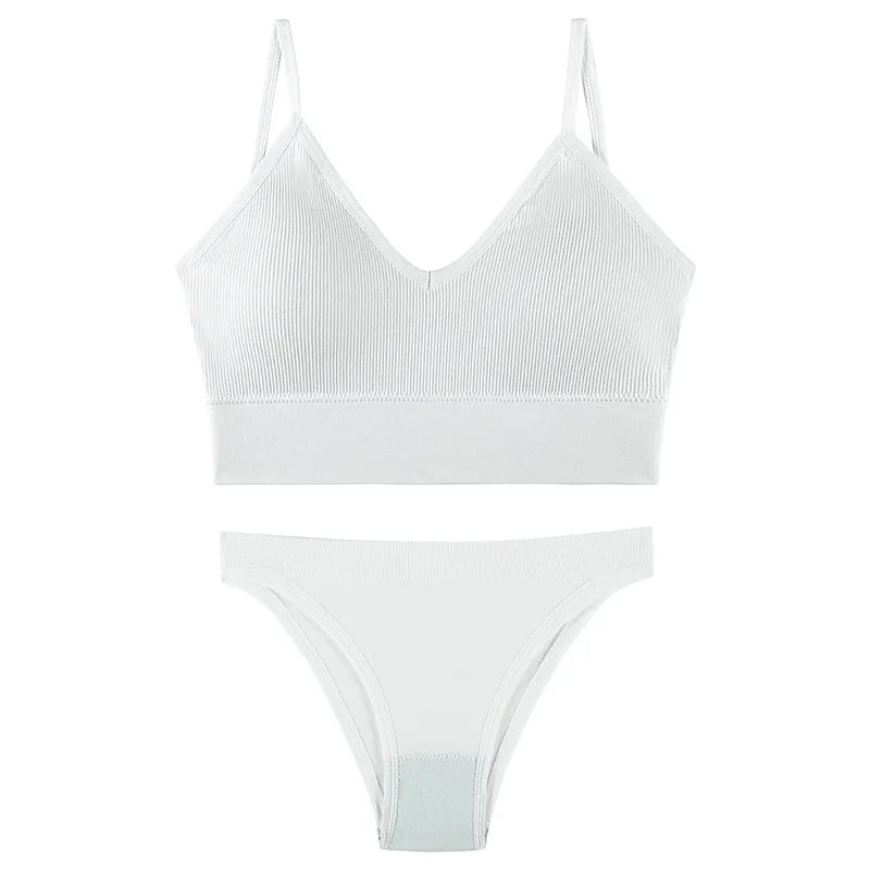 Conjunto de Ropa Interior Femenina de 2 Piezas