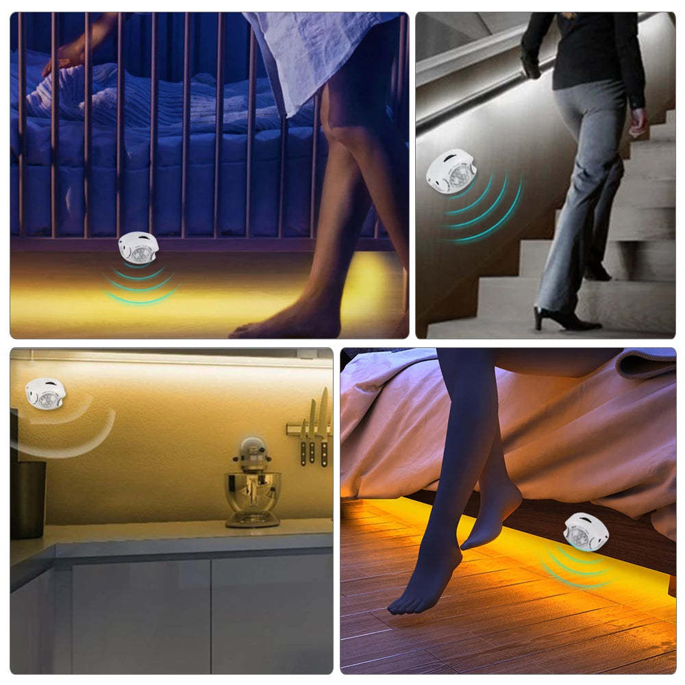 Tira LED con Sensor de Movimiento PIR para Armario
