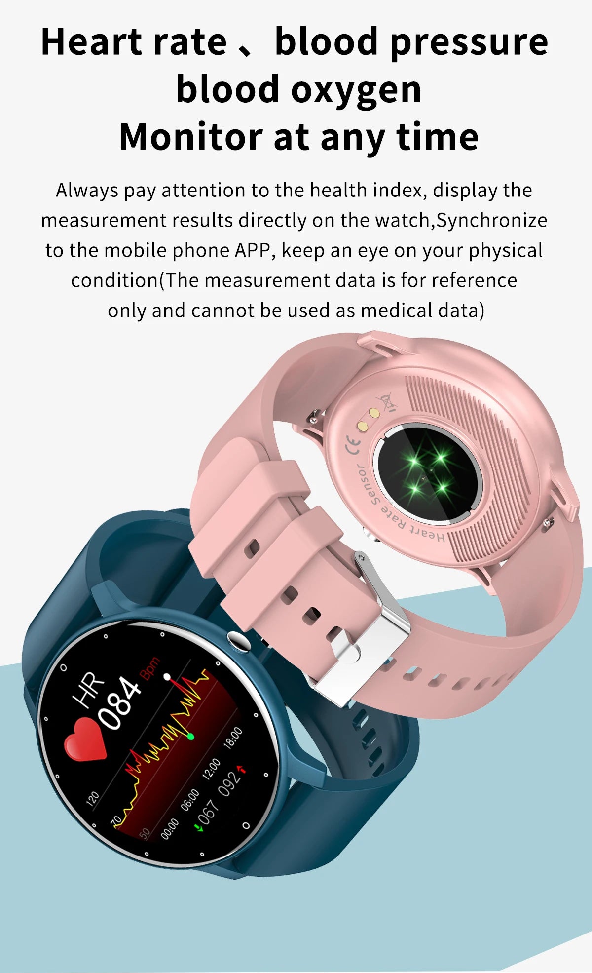 Reloj Inteligente Deportivo Impermeable con Monitor de Ritmo Cardíaco