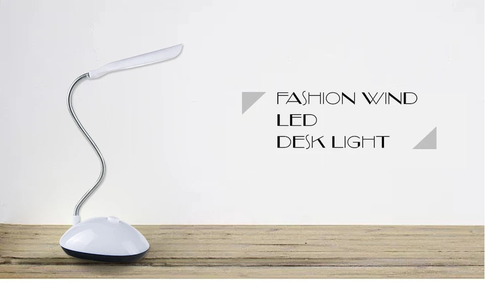Lámpara LED de Lectura Portátil Flexible para Mesa