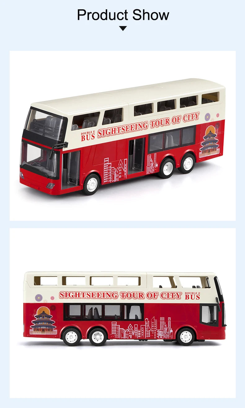 Autobús RC de Dos Pisos Double E E640 con Luces y Sonidos 1:18
