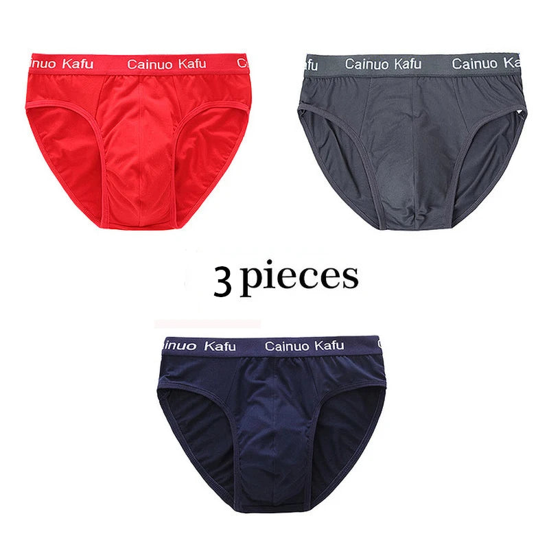 Pack 3 Calzoncillos de Fibra de Bambú Sedosa para Hombre