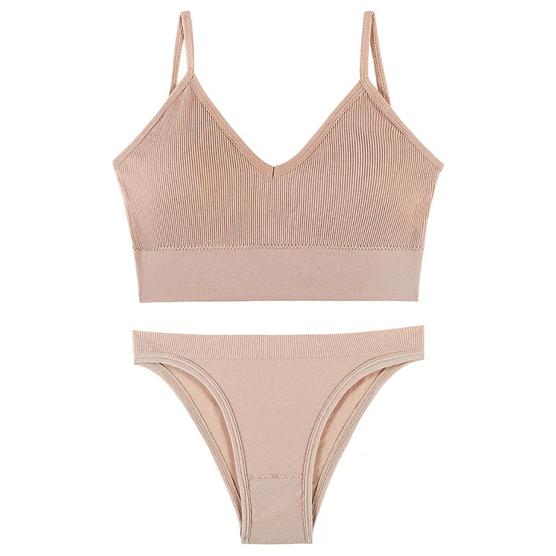 Conjunto de Ropa Interior Femenina de 2 Piezas