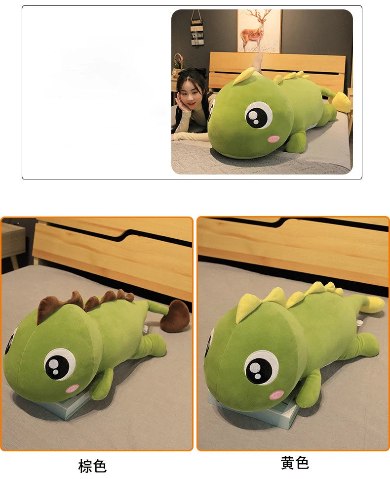 Peluche Dinosaurio 60cm Almohada Suave para Niños