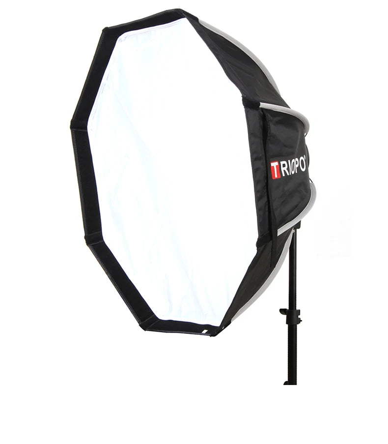 TRIOPO - Caja de Luz Octogonal Tipo Sombrilla KX de 65 cm, la Más Reciente, para Flash Godox AD200 V1, Accesorios para Estudio de Fotografía