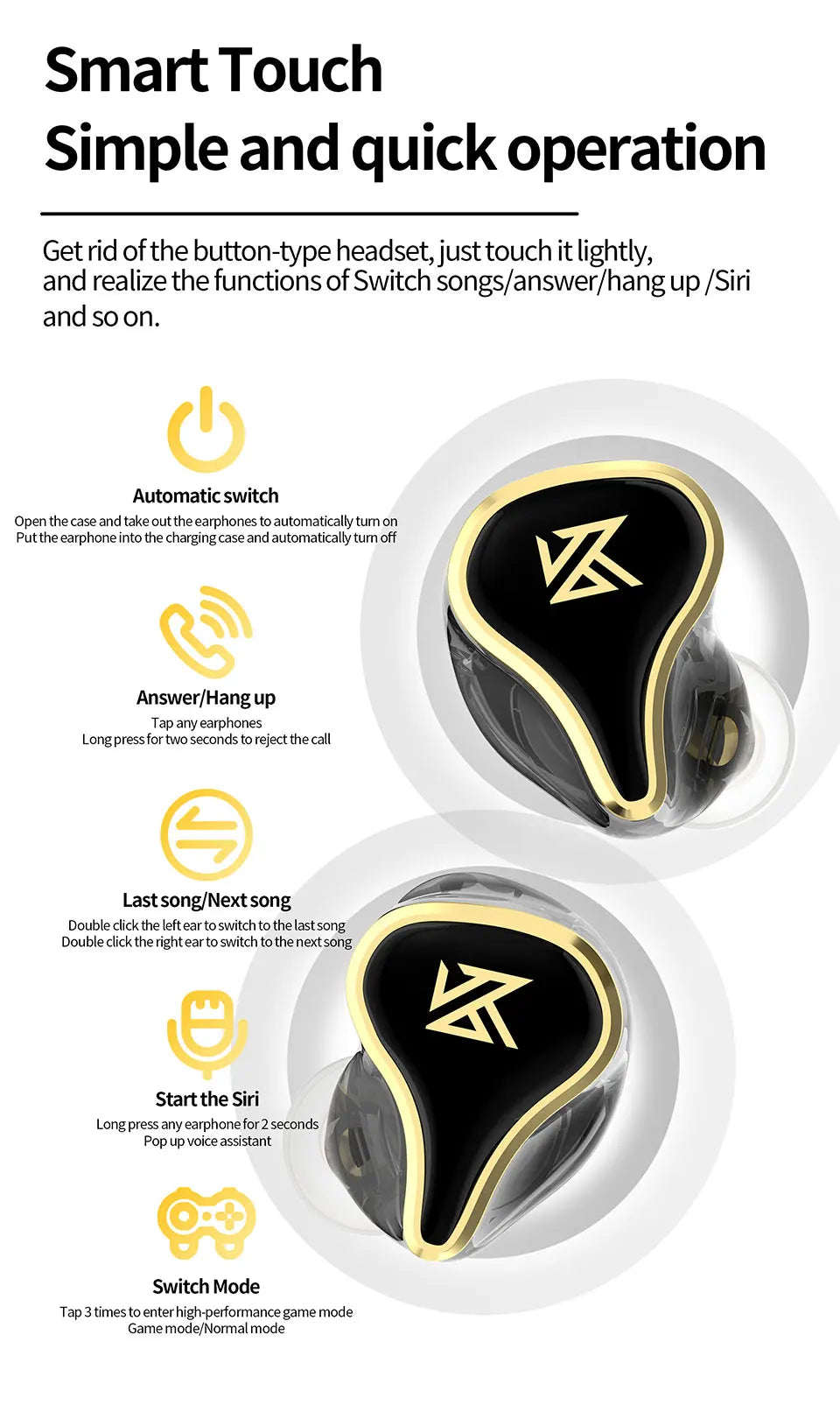 KZ SK10 Pro TWS Auriculares Bluetooth 5.2 HiFi