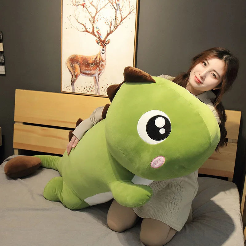 Peluche Dinosaurio 60cm Almohada Suave para Niños