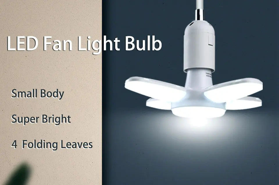 Bombilla LED E27 Plegable para Techo con Control Remoto
