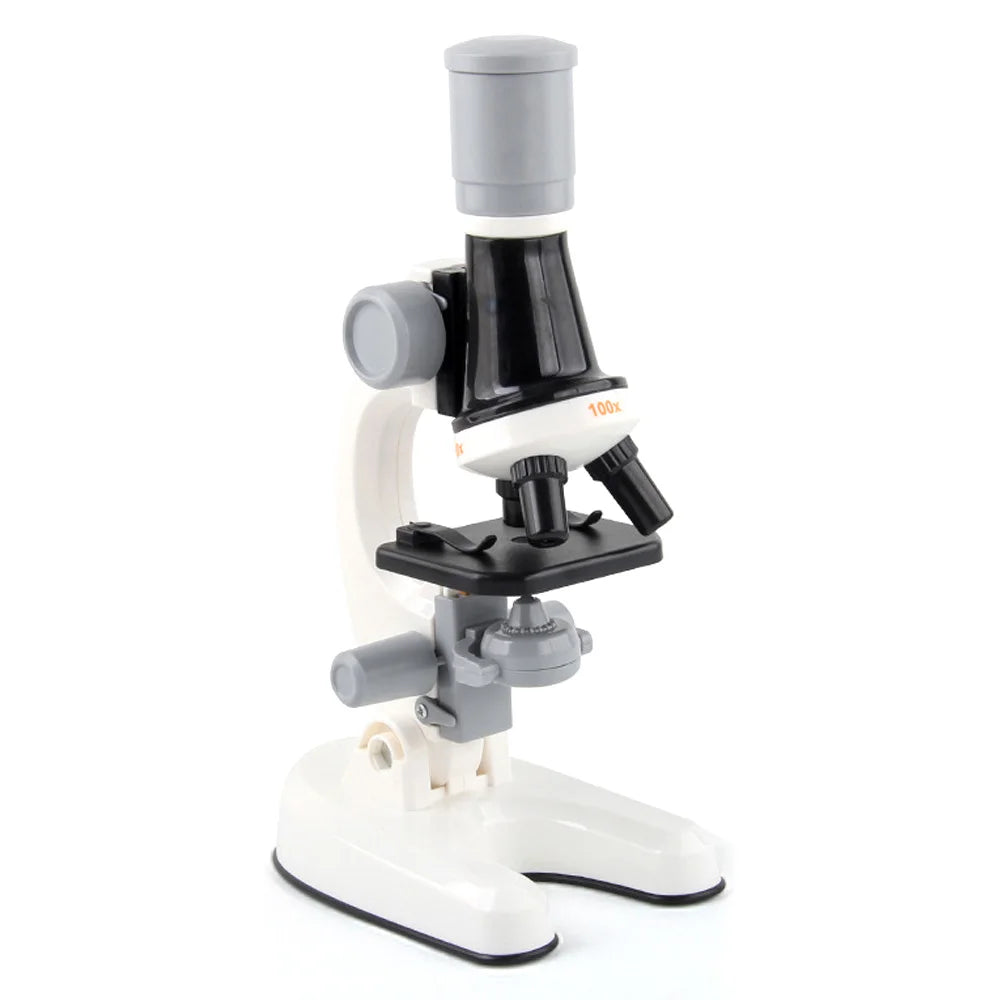 Kit Microscopio Educativo para Niños LED 100X 400X 1200X