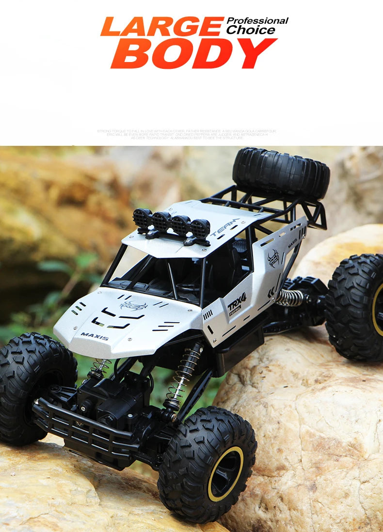 Coche RC 4WD 1:12 y 1:16 Rock Crawler Todoterreno con LED