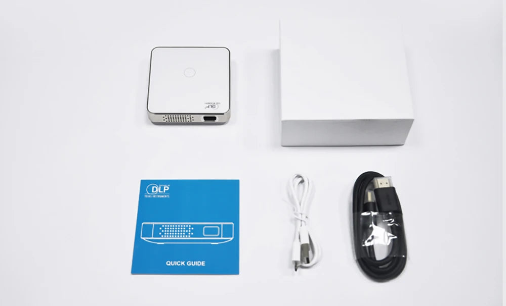 Salange P30 Mini proyector DLP portátil Home Theater 1080P 4K compatible con Wifi TV sin pantalla para teléfono móvil Smartphone