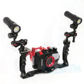 Kit de Soporte para Cámara Subacuática Nitescuba con Obturador y Luz de Video S18/V20 de 3600 Lúmenes para Fotografía Submarina