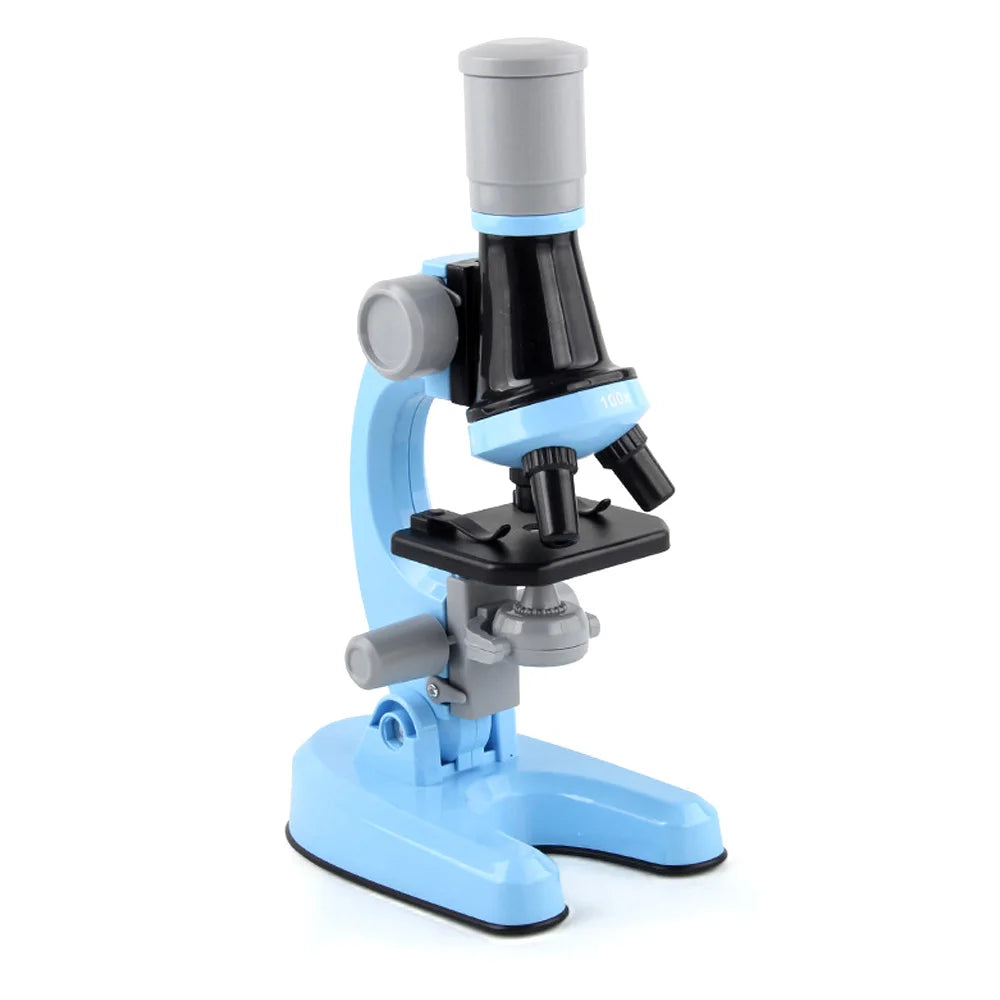 Kit Microscopio Educativo para Niños LED 100X 400X 1200X
