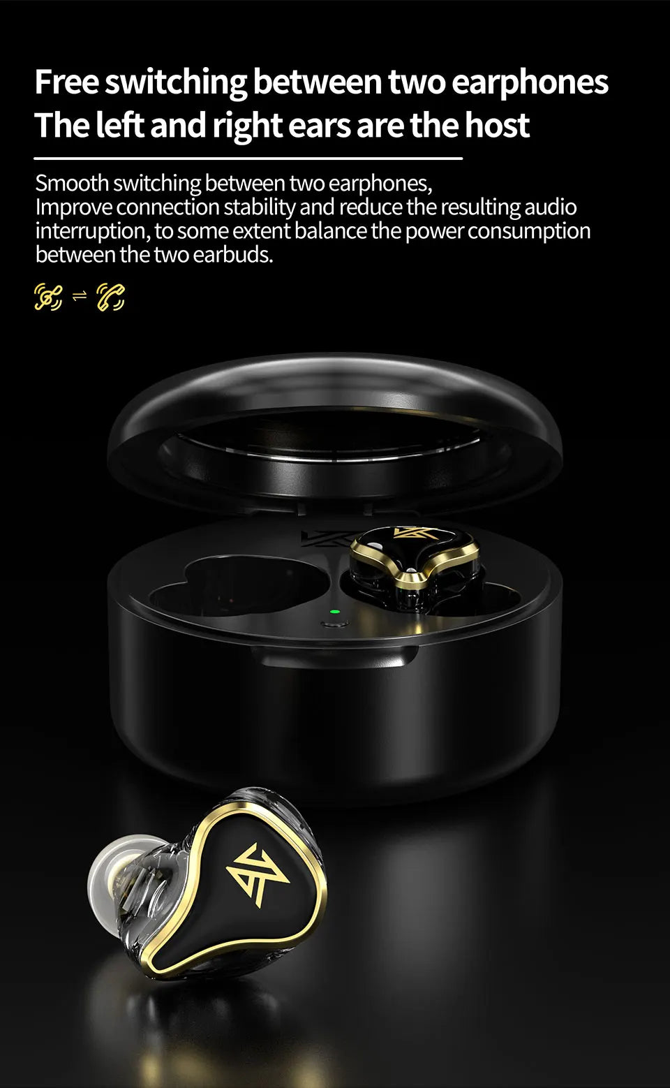 KZ SK10 Pro TWS Auriculares Bluetooth 5.2 HiFi