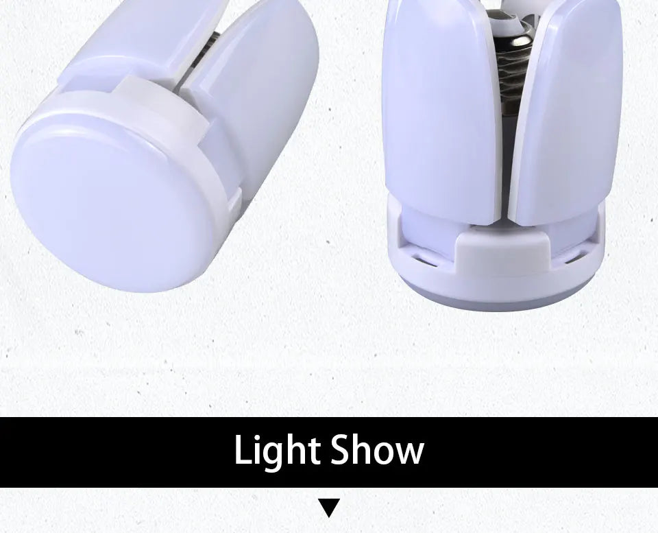 Bombilla LED E27 Plegable para Techo con Control Remoto
