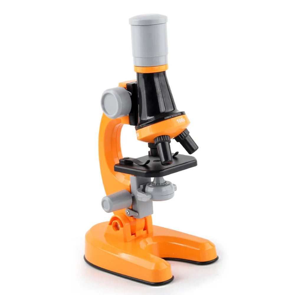 Kit Microscopio Educativo para Niños LED 100X 400X 1200X