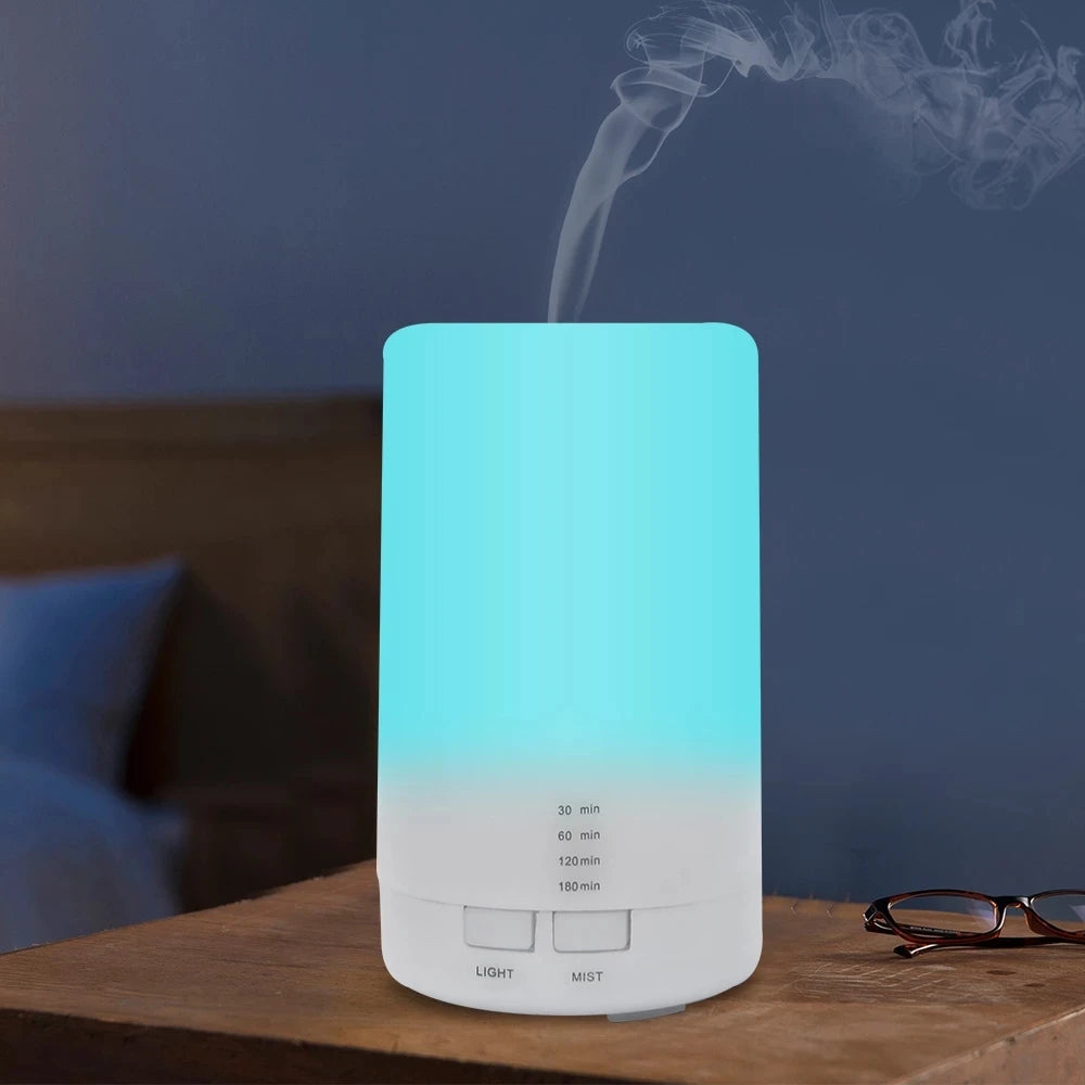 Difusor de aromas ultrasónico USB Searide con luz LED de 7 colores