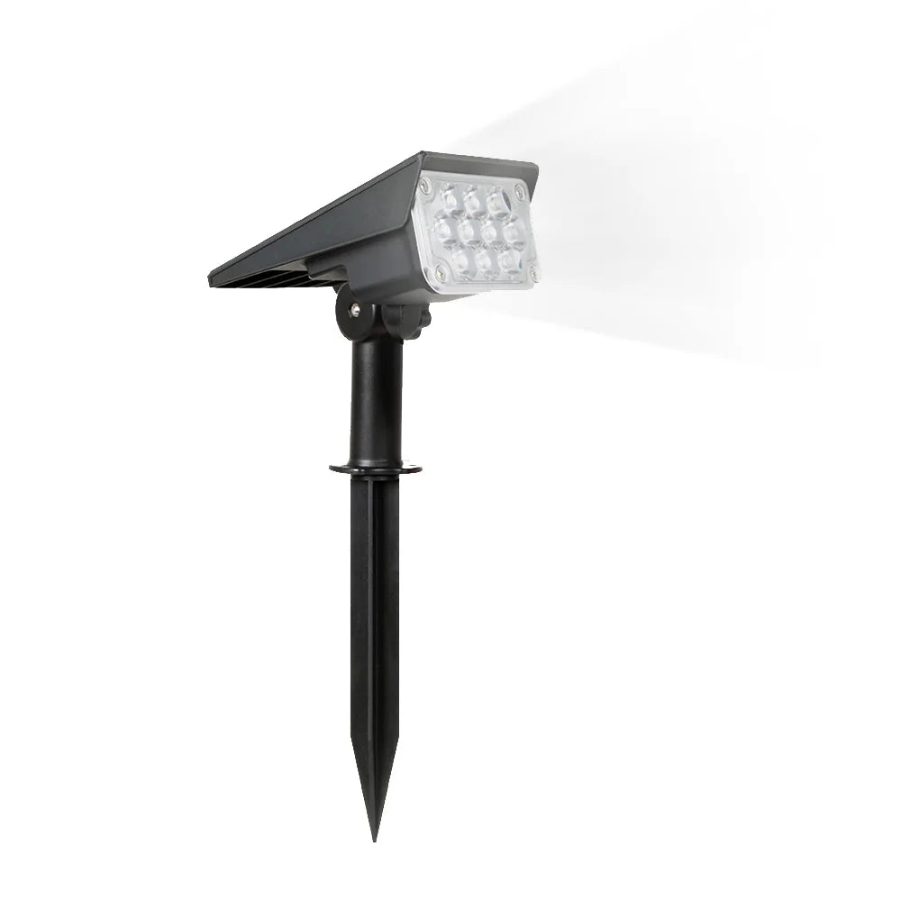 Foco Solar LED para Exteriores, Superbrillante con Temperatura Ajustable IP65