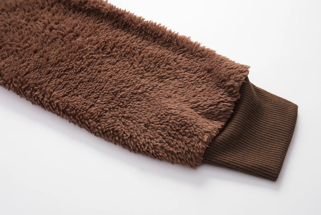 Suéter con capucha de manga larga para mujer, abrigo monocromático, tendencia de moda