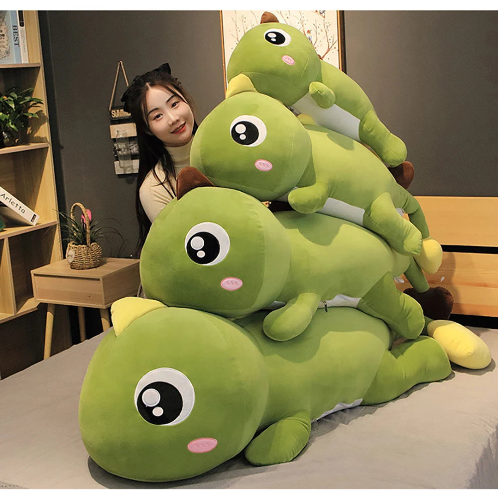Peluche Dinosaurio 60cm Almohada Suave para Niños