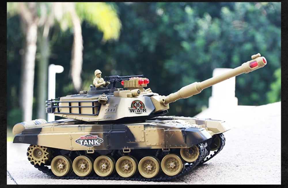 Tanque RC Grande 44cm Control Remoto Simulación Militar