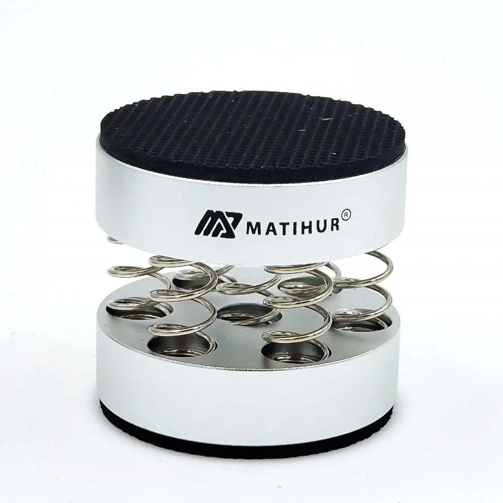 Almohadilla de amortiguación para audiófilos, soporte HIFI para altavoz, amplificador de audio y CD, peso de 102g
