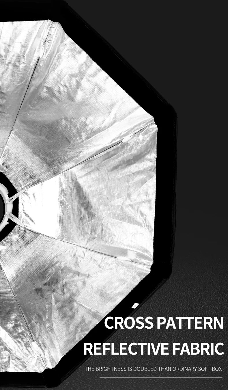 TRIOPO - Caja de Luz Octogonal Tipo Sombrilla KX de 65 cm, la Más Reciente, para Flash Godox AD200 V1, Accesorios para Estudio de Fotografía