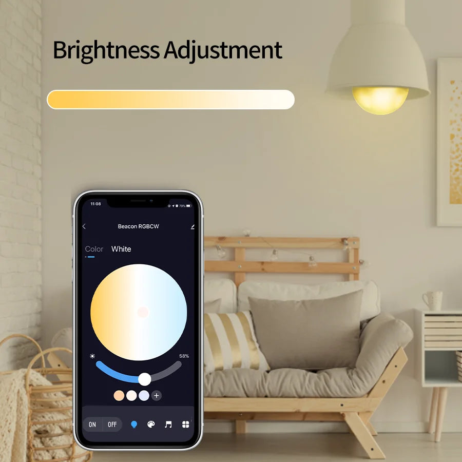 Bombilla LED Inteligente RGB Tuya con Control Bluetooth