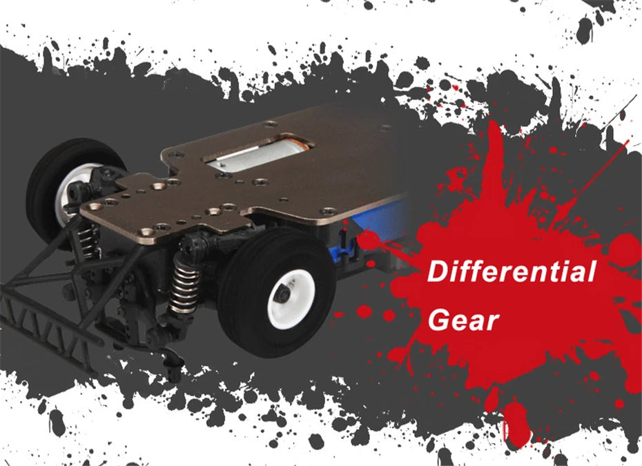 Wltoys-Coche de Control remoto para niños, auto de carreras a Control remoto de 30 KM/H, 1:28 RTR, 2,4G, 4WD, 4 canales, K969/K989