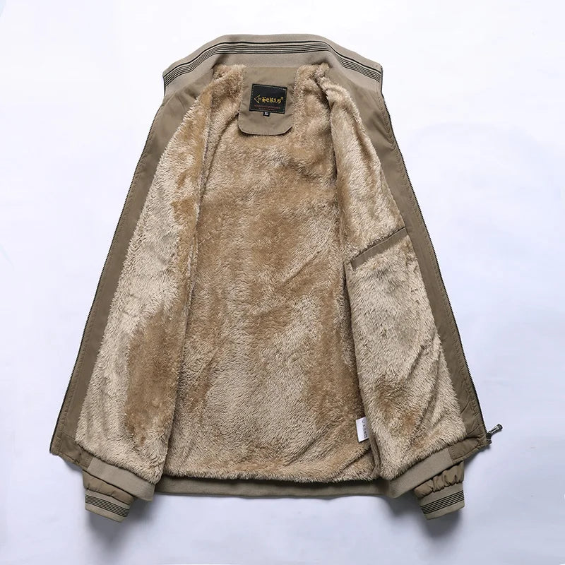 Chaqueta de Hombre 100% Algodón Casual Vintage - Talle M al 5XL