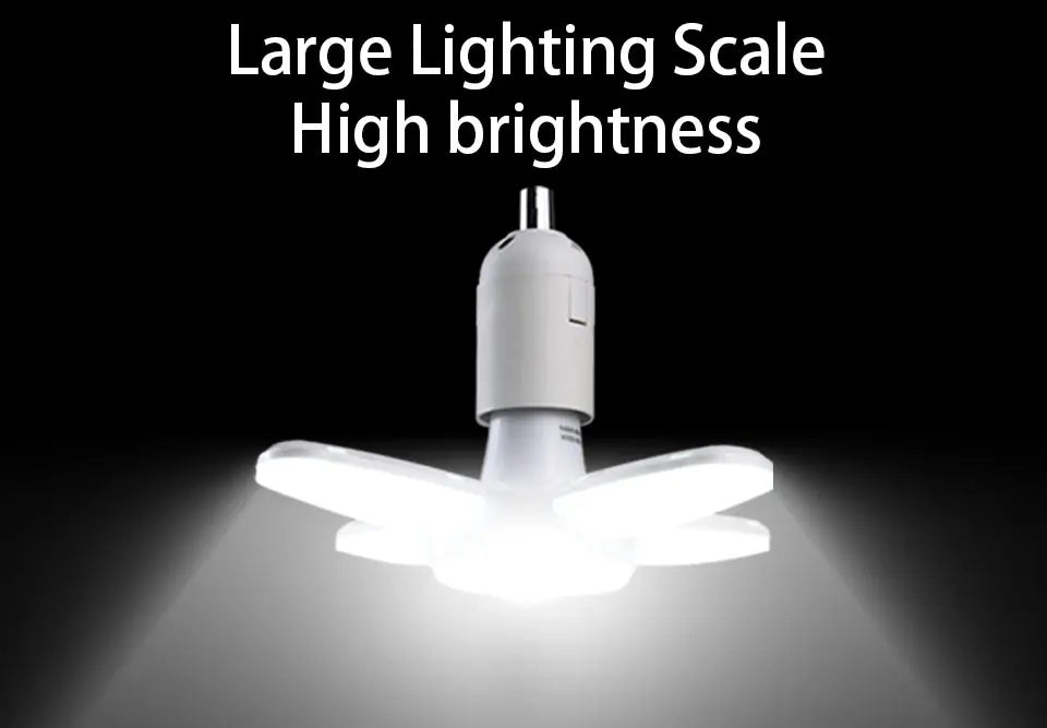 Bombilla LED E27 Plegable para Techo con Control Remoto