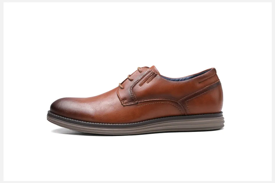 BHKH zapatillas de deporte masculinas Otoño/Invierno traf zapatos casuales de cuero para hombres trabajo de negocios Oficina zapatos de vestir con cordones para hombres talla 47