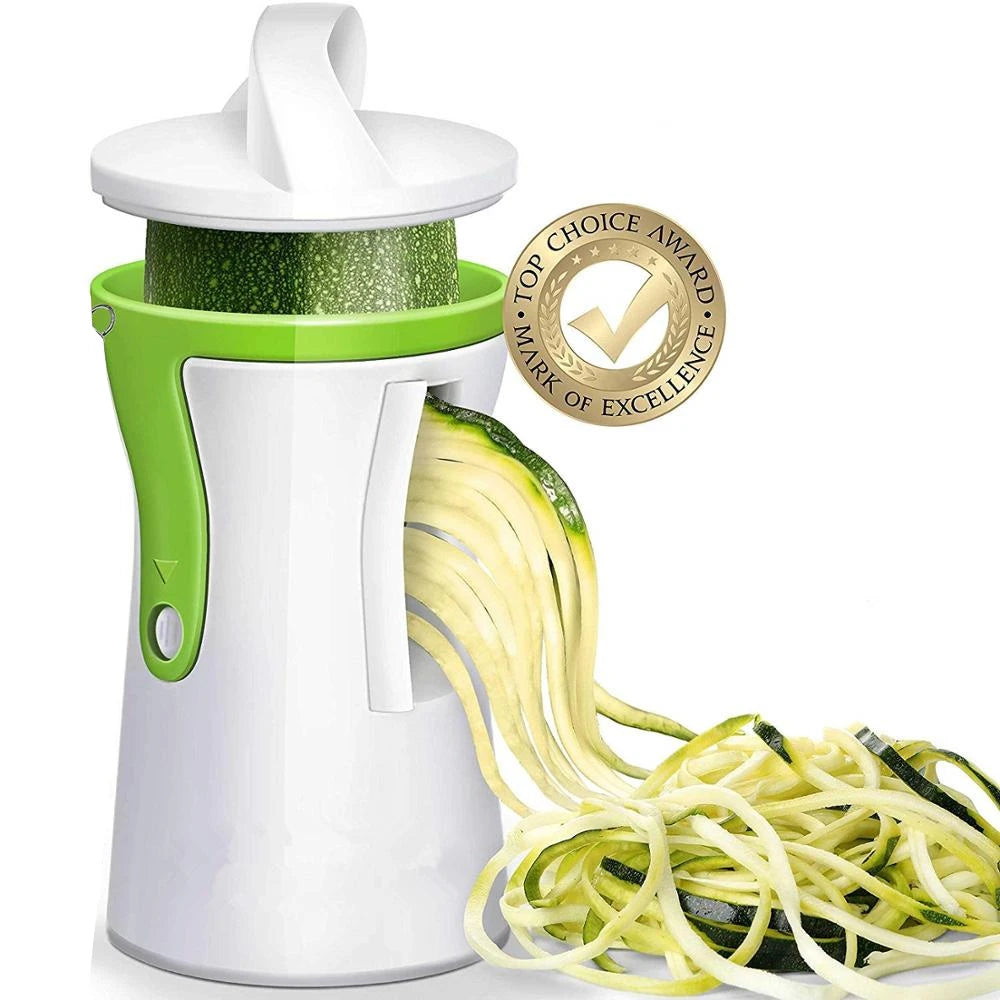 LMETJMA-Rebanador de verduras en espiral de alta resistencia, cortador en espiral de verduras, máquina para hacer espaguetis, Pasta, fideos, KC0335