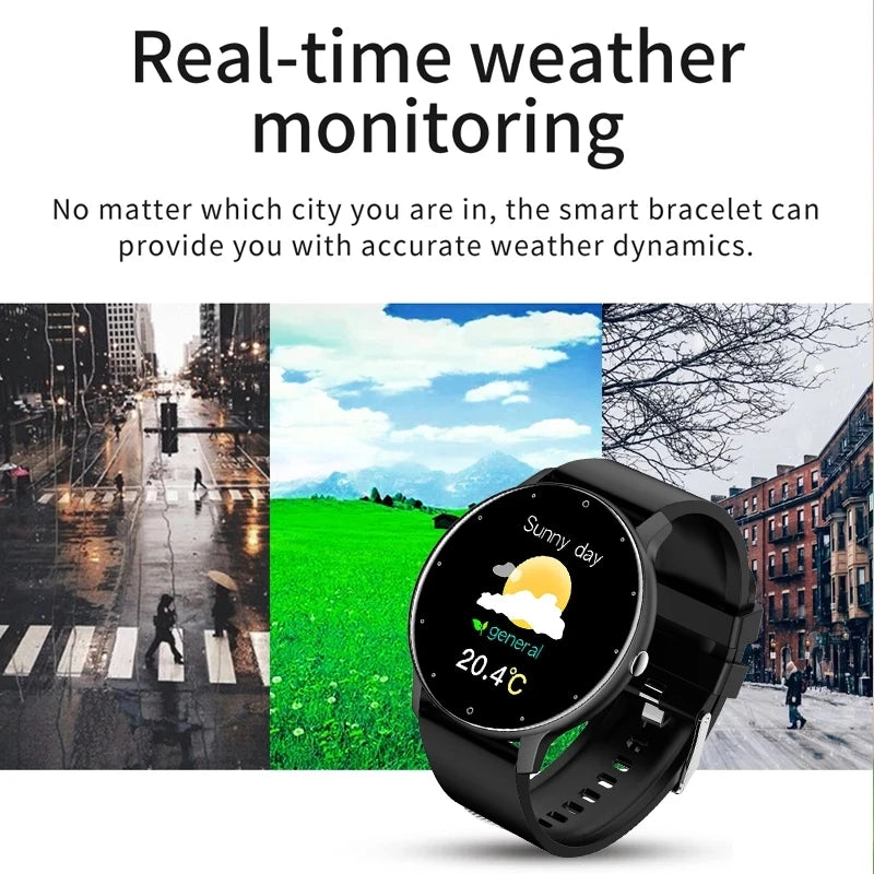 Reloj Inteligente Deportivo Impermeable con Monitor de Ritmo Cardíaco
