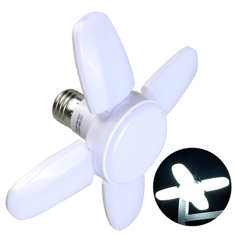 Bombilla LED E27 Plegable para Techo con Control Remoto