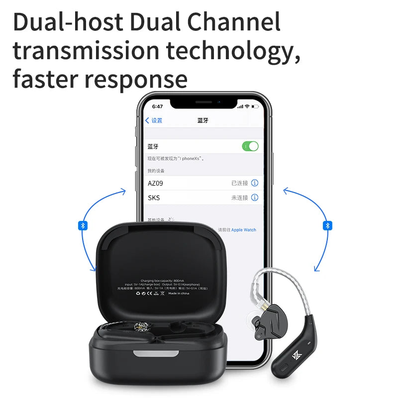 KZ AZ09 Cable Bluetooth 5.2 para Auriculares KZ