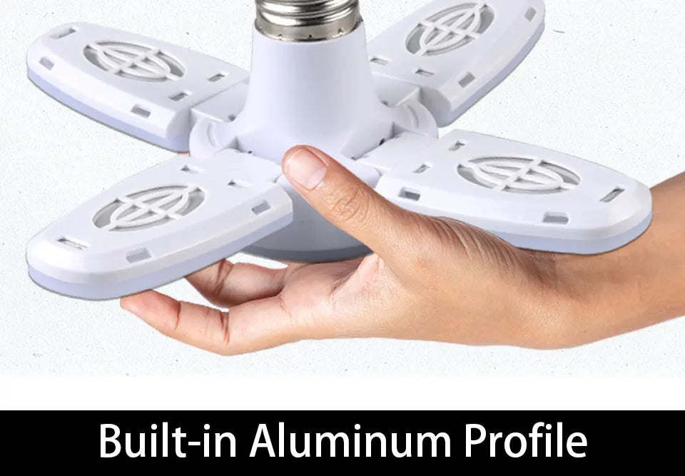 Bombilla LED E27 Plegable para Techo con Control Remoto