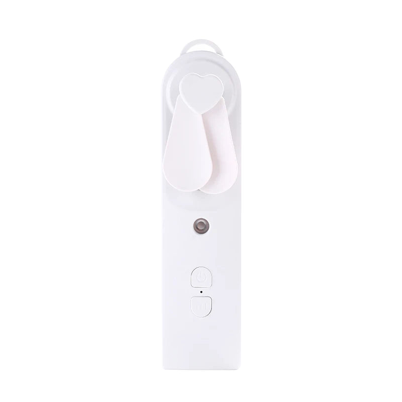 Mini Ventilador de Mano con Mister USB Plegable