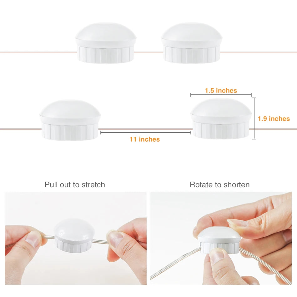 Bombillas LED para Espejo de Maquillaje con USB