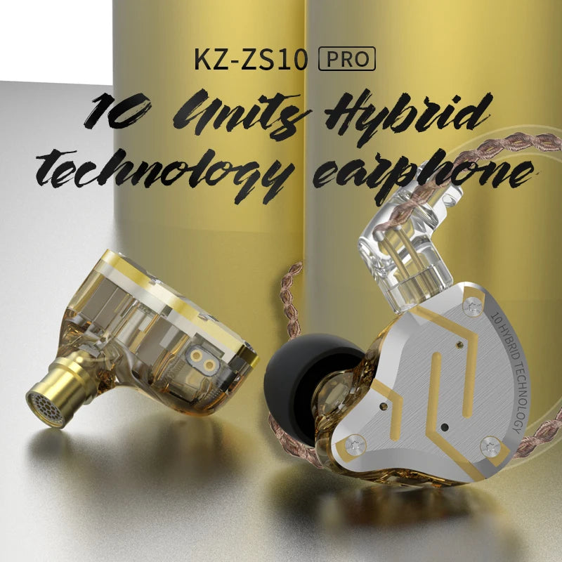 KZ ZS10 Pro Auriculares con Cable Gamer Monitor