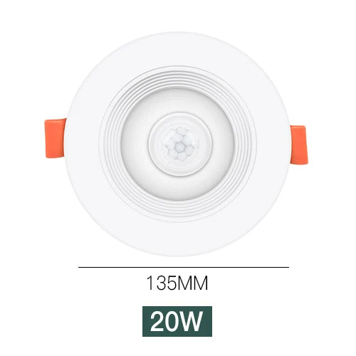 Foco LED Empotrable con Sensor de Movimiento PIR