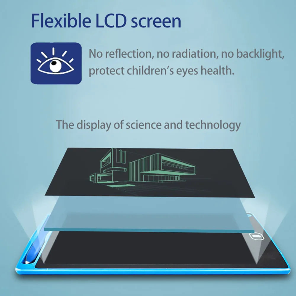 Tablero de Dibujo Electrónico LCD 8.5 / 12 Pulgadas para Niños