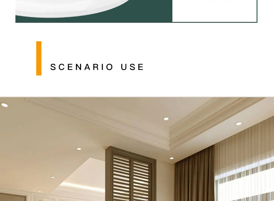 Foco LED Empotrable con Sensor de Movimiento PIR