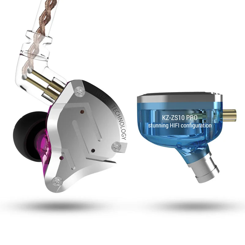 KZ ZS10 Pro Auriculares con Cable Gamer Monitor