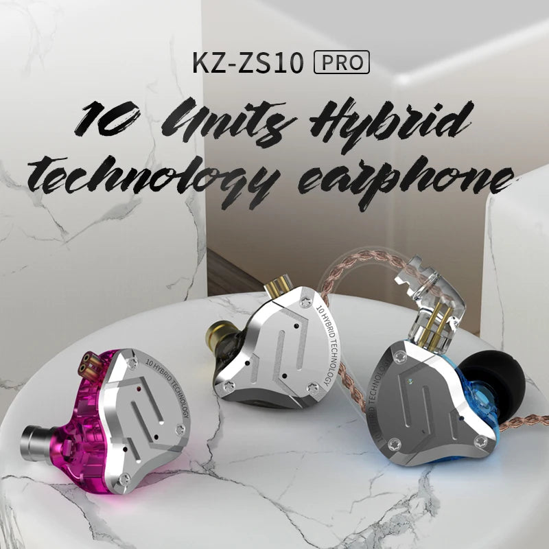 KZ ZS10 Pro Auriculares con Cable Gamer Monitor