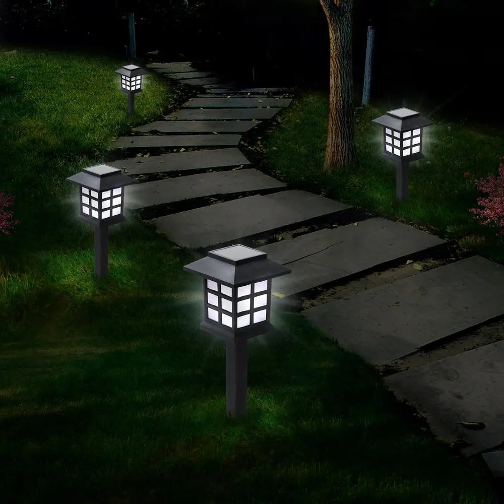 Luces Solares LED para Jardín y Caminos Exteriores Impermeables