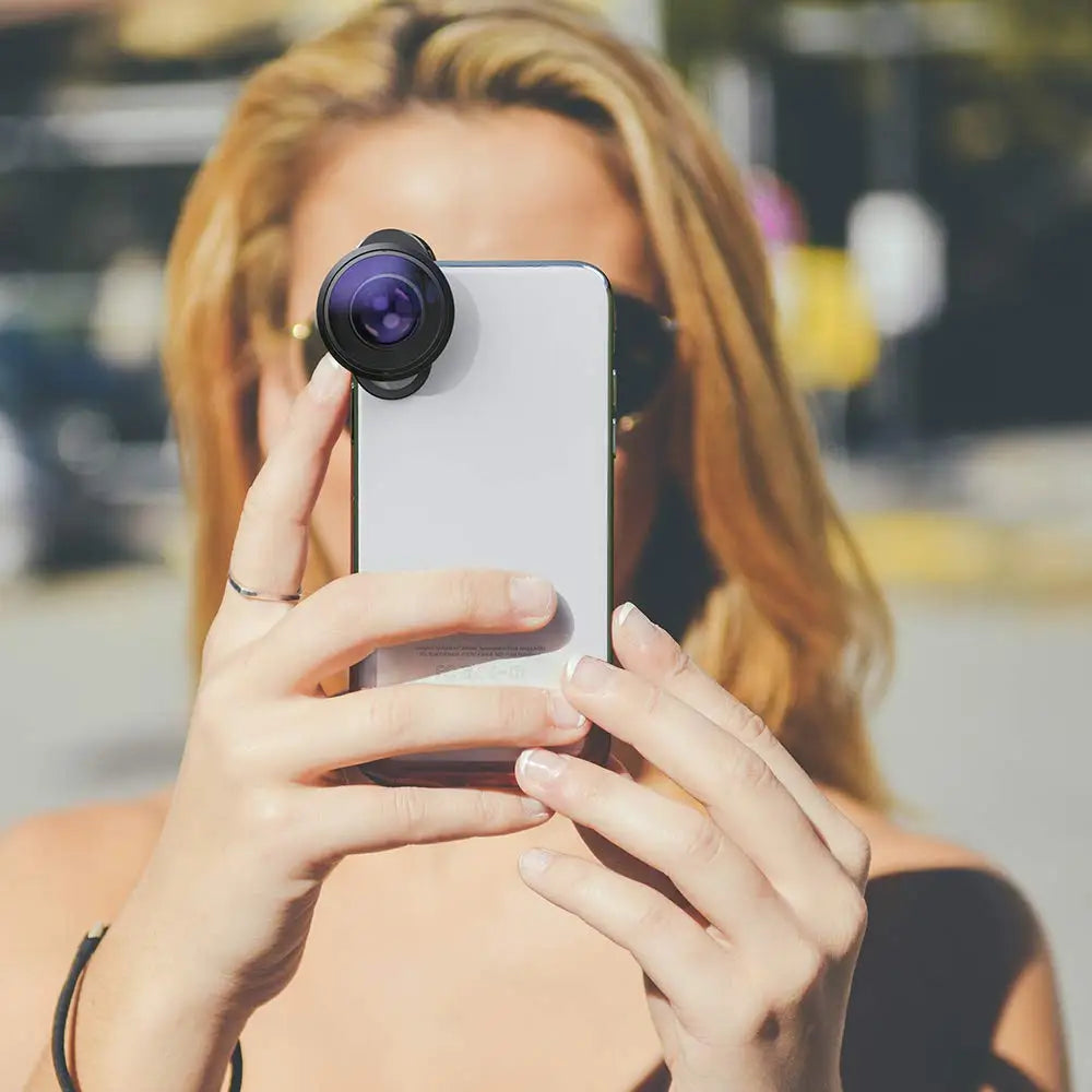 Lente Teleobjetivo APEXEL 2X HD con Filtros CPL y Estrella para iPhone Xiaomi