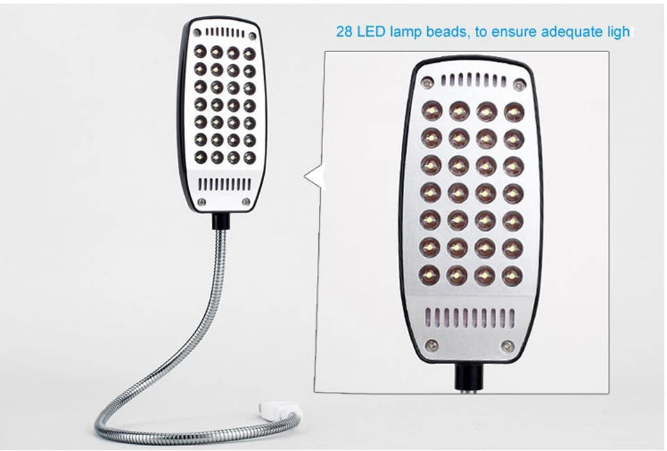 Lámpara de Lectura LED USB Flexible sin Parpadeo