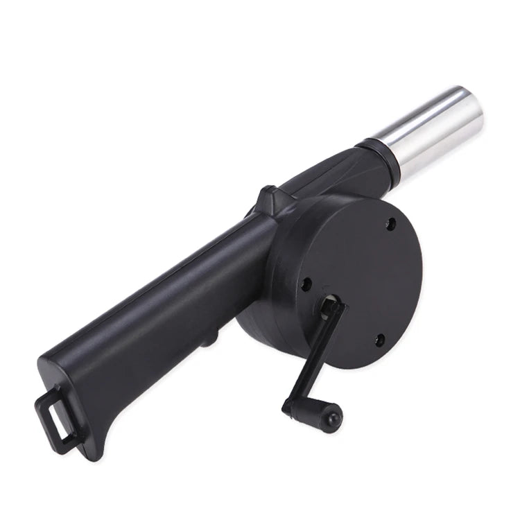 LMETJMA-ventilador de mano para barbacoa, ventilador de aire para barbacoa al aire libre, Picnic, manivela Manual, ventilador para barbacoa, fuelle de fuego, herramientas para barbacoa KC0266