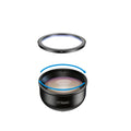 Lente Teleobjetivo APEXEL 2X con Filtros CPL y Estrella para Smartphones